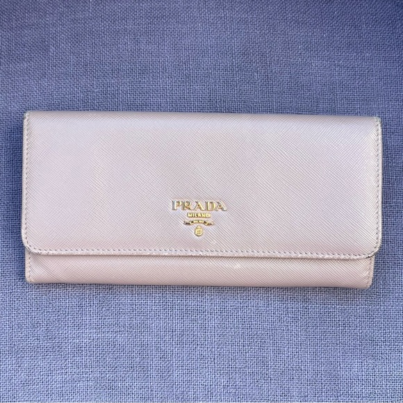Prada pink long wallet - Picture 1 of 6